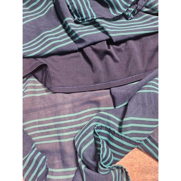 Faded Glory Maxi Dress Plus Size 2X Blue Striped - Picture 5 of 8